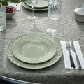 STRIMMIG Side plate, stoneware pale grey-green, 21 cm