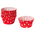 VINTERFINT Baking cup, star pattern red