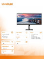 AOC 34" Monitor U34V5C VA 100Hz HDMI DP USB-C