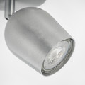 RÖKFRI Ceiling spotlight with 1 spot, aluminium-colour