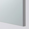 METOD High cabinet for fridge/freezer, white/Veddinge grey, 60x60x140 cm