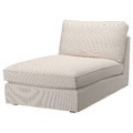 KIVIK Cover for chaise longue, Tresund light beige