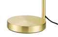 GoodHome Table Lamp Thestias E27, transparent/brass