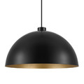 GoodHome Pendant Lamp Songor E27 38cm, black