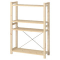 IVAR Shelving unit, pine, 89x30x124 cm