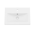 GoodHome Wash-basin Nira slim 16 x 38 x 52.8 cm, white