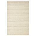 TIDTABELL Rug, flatwoven, beige, 133x195 cm