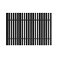 GoodHome Bathroom Bamboo Mat Caledon 50 x 70 cm, black