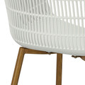 Chair Becker, white/natural