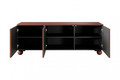 TV Cabinet Sonatia II 150 cm, burgundy