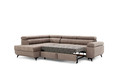 Corner Sofa-Bed Left Dragonis Beige Vogue 4 Taupe