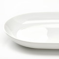 GODMIDDAG Serving plate, white, 36x22 cm