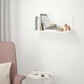 BERGSHULT / PERSHULT Wall shelf, white, white, 80x20 cm