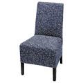 BERGMUND Chair cover, medium long, Ryrane dark blue