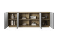 Four-door Cabinet Asha 200cm, artisan/rivier stone matt