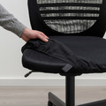 FLINTAN Office chair, black