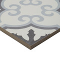 Gres Wall/Floor Tile Hydrolic Design 3 Colours 20 x 20 cm, b&w flower, 1 m2