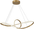 Pendant Lamp Arlena 1 x 45 W, matt gold