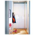 FARDAL Door with hinges, high-gloss white, 50x195 cm