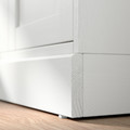 HAVSTA TV storage combination/glass doors, white, 322x47x212 cm