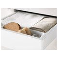 MAXIMERA Drawer, low, white, 40x37 cm