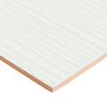 GoodHome Decorative Wall Tile Plain 20 x 60 cm, line, white, 0.96 m2