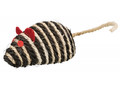 Trixie Cat Toy Sisal Mouse 10cm, assorted colours