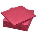 FANTASTISK Paper napkin, dark red, 33x33 cm, 50 pack