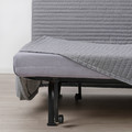 LYCKSELE MURBO 2-seat sofa-bed, Knisa light grey