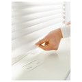 SCHOTTIS Pleated blind, white, 90x190 cm