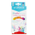 Starpak Pastel Triangular Colour Pencils 24 Colours