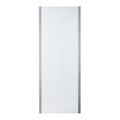 Shower Panel Zilia 90 x 200 cm, inox/clear glass