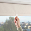 FÖNSTERBLAD Block-out roller blind, beige, 140x155 cm