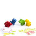 Kidea Wax Crayons Dino 4 Colours