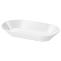 IKEA 365+ Serving plate, white, 24x13 cm