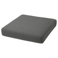 FRÖSÖN/DUVHOLMEN Seat cushion, outdoor, dark grey, 62x62 cm