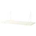 BERGSHULT / PERSHULT Wall shelf, white, white, 80x30 cm