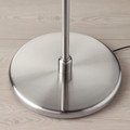 KRYSSMAST Floor lamp base, nickel-plated