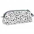 School Pencil Case Dalmatian, black & white, 1pc