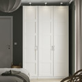 PAX / BERGSBO Wardrobe combination, white/white, 150x60x236 cm