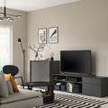 VIHALS TV/storage combination, dark grey, 275x47x90 cm