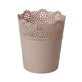 Plant Pot Lace 18 cm, pink