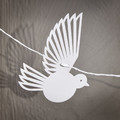 VINTERFINT Garland, bird white