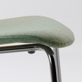 KARLPETTER Chair, Gunnared light green/Sefast chrome-plated