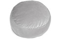 Large Pouffe, velvet, grey