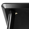 LISABO Table, black, 140x78 cm