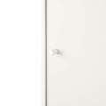 KLEPPSTAD Wardrobe with sliding doors, white, 117x176 cm