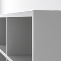 SPIKSMED TV storage combination, light grey, 234x32x96 cm