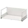 EXCEPTIONELL Drawer, high with push to open, white, 60x37 cm