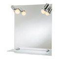 Cooke&Lewis Mirror with Lighting & Shelf Clarach 60 x 50 cm